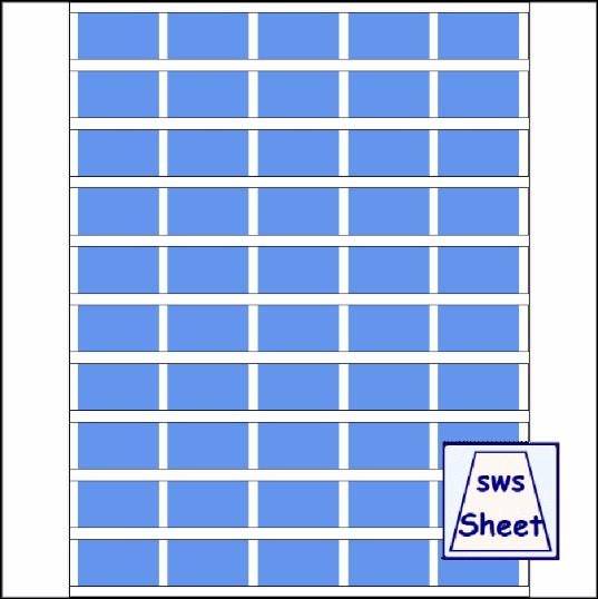 7/8-7/8x8.5in - Wrap Size: 1-1/2in