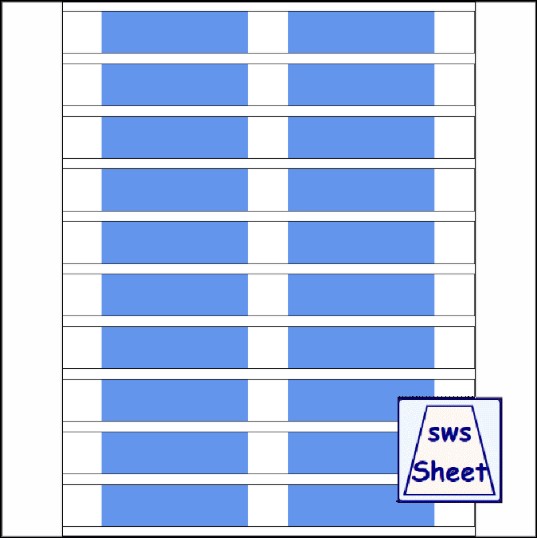 7/8-7/8x8.5in - Wrap Size: 3in